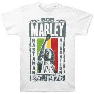 Bob Marley Vuist T-shirt voor wholesale door Rockabilia