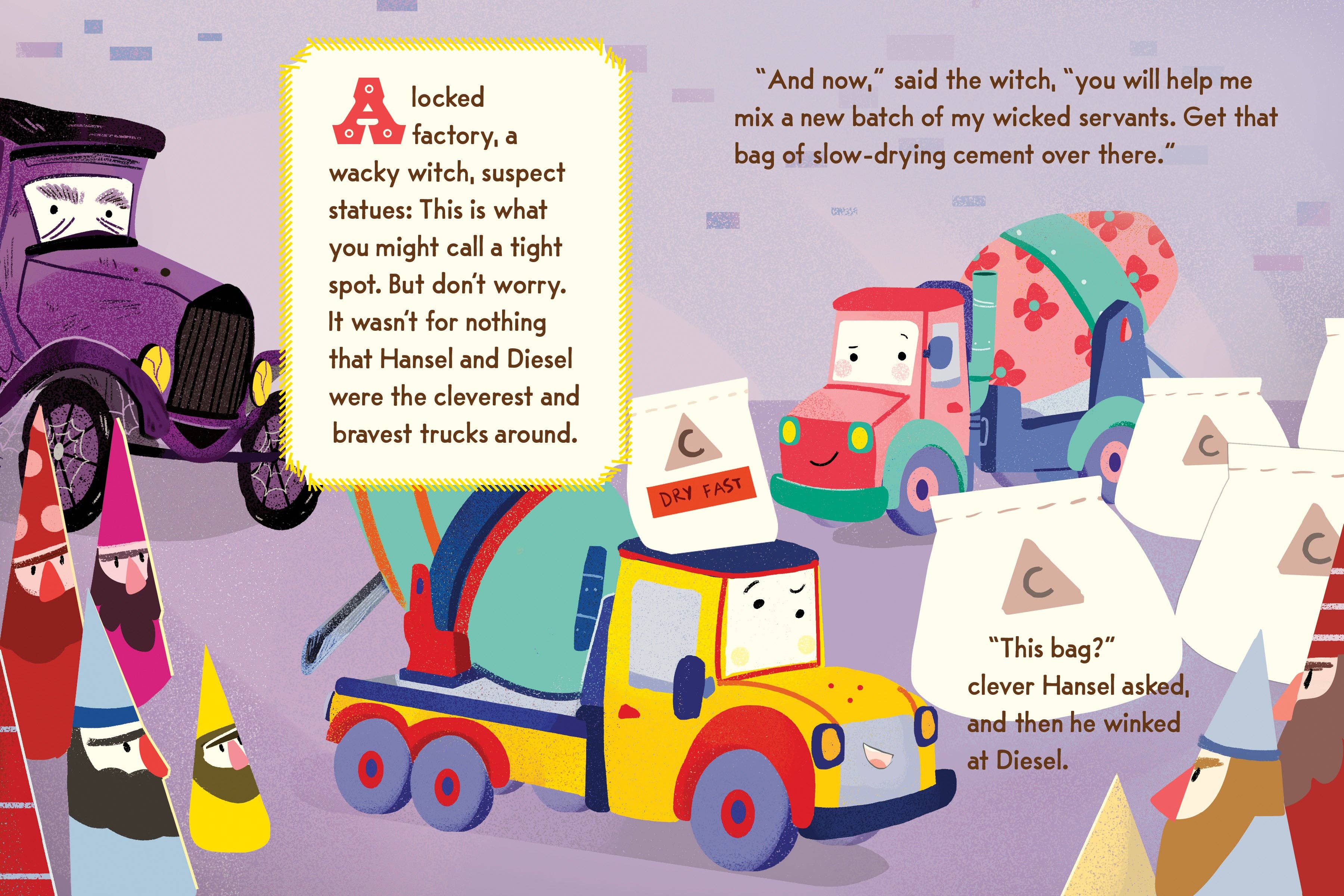 Bushel & Peck Books - Wholesale Preschool Book (3-5) - Truck Tales: Hansel and Diesel and the Witch's Factory10