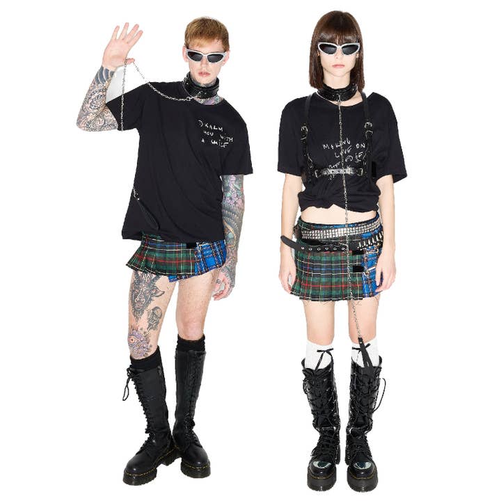 Jack Skirt Mini Blue for wholesale by Come On