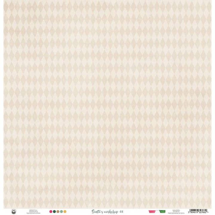 P13 – Großhandel Geschenkpapier in Bögen – Papier Santa'S Workshop 01, 12X12"2