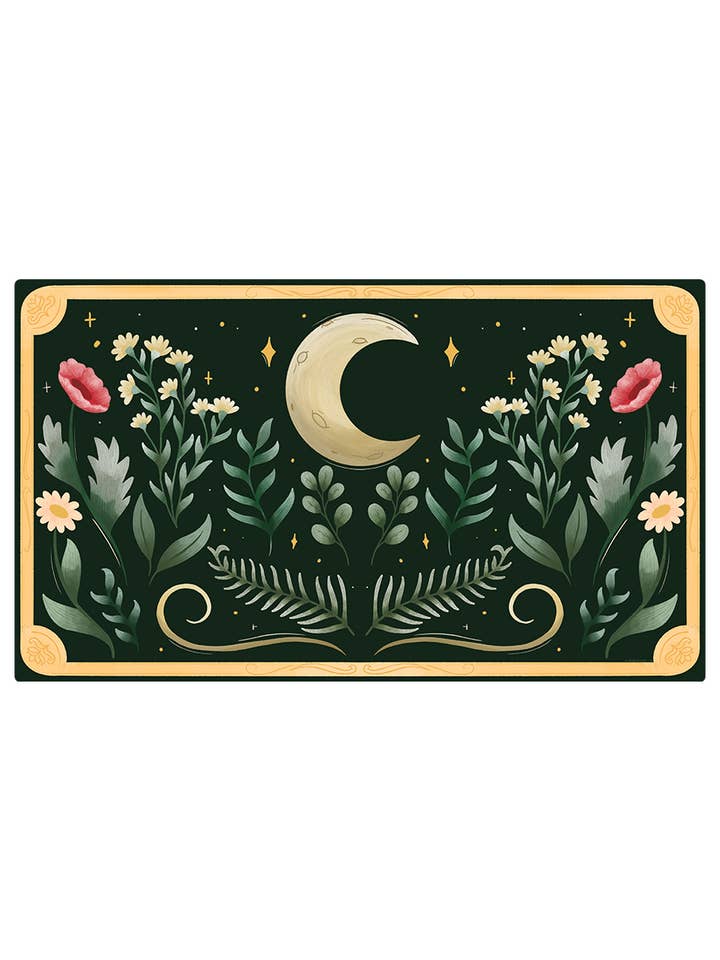 Tapis de souris/bureau XL Floral Moon pour la vente par Grindstore