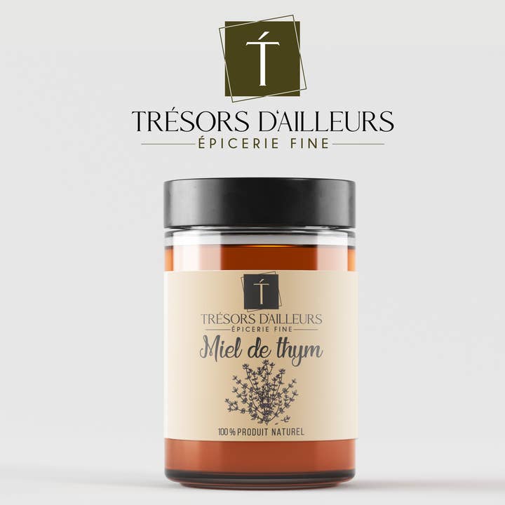 Miel De Thym Rose 250g pour la vente par TRÉSORS D'AILLEURS