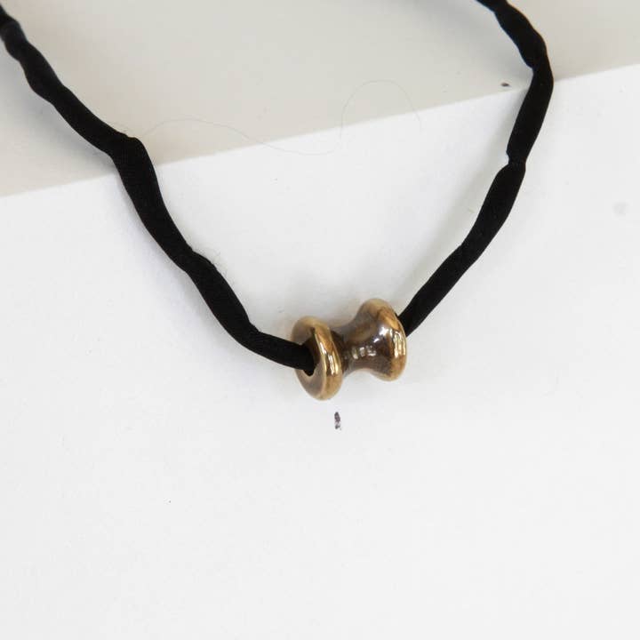 Potok Necklace - Yellow Brass or White Brass for wholesale by Powers Handcrafted Jewelry