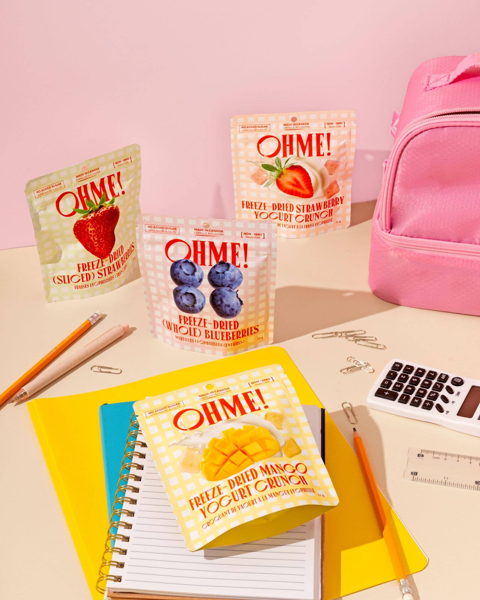 OHME! Foods - Wholesale Dried/Dehydrated Fruit - Freeze-Dried Mango Yogurt Crunch (Snack Size)2