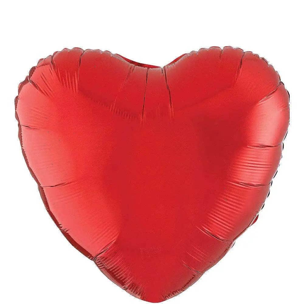 Party Expo, LLC - Wholesale Balloon - 18" Red Heart Mylar Balloon #2760