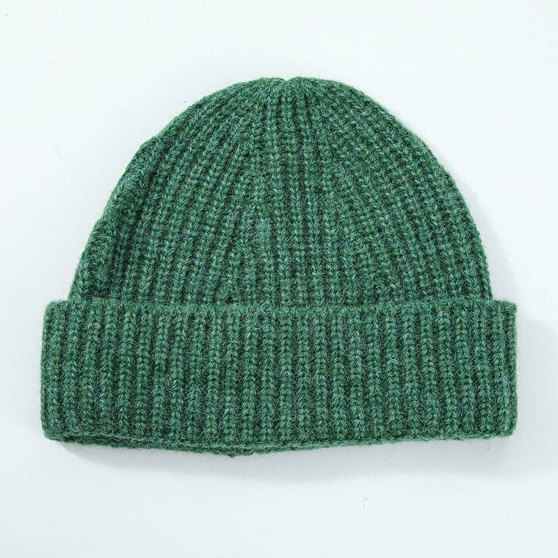 Dipped Shop - Wholesale Beanie - Women's - Simple Ribbed Solid Color Cuffed Knit Beanie DP25F6453