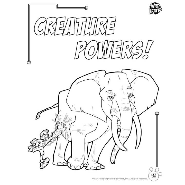 Really Big Coloring Books | ColoringBook.com - Wholesale Coloring & Activity Book - Kids & Baby - Wild Kratts® Coloring Book Official 8.5"x11" PBS KIDS®4