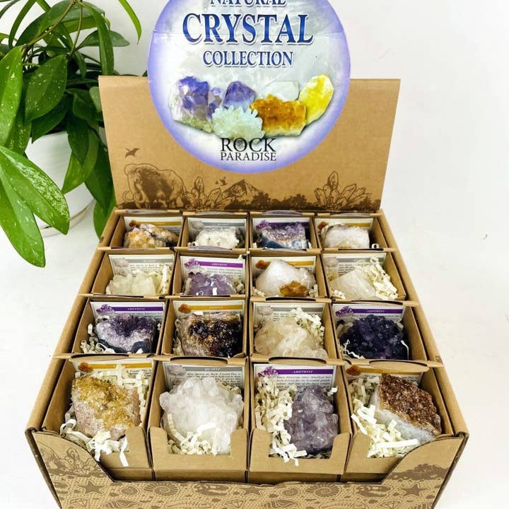 Rock Paradise - Wholesale Spiritual Stone/Crystal - Natural Crystal Collection - Point of Purchase Display