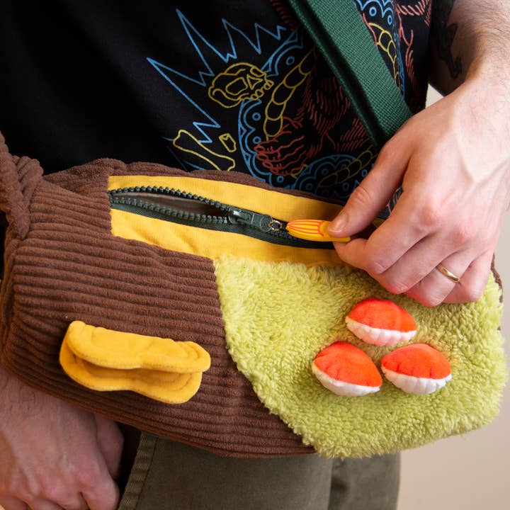 Curlworks - Wholesale Crossbody bag – Unisex - Corduroy Log Bag6