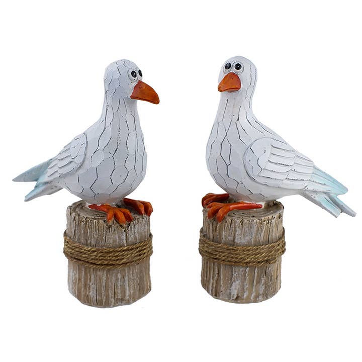 CB Home Collection - Wholesale Decorative Figurine - 5.5" Fun Seagull Figurines - 2 Assorted1