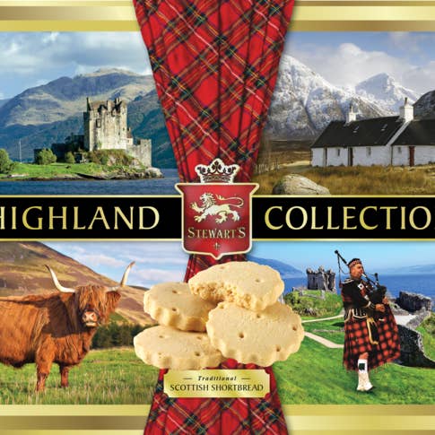 Highland Collection Shortbread Tin - 150g for wholesale by Stewart's Scotland