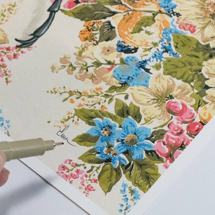 Emily Uchytil - Wholesale Art Print - Goliath Beetle - Fine Art Print - Insect Illustration - Gift3