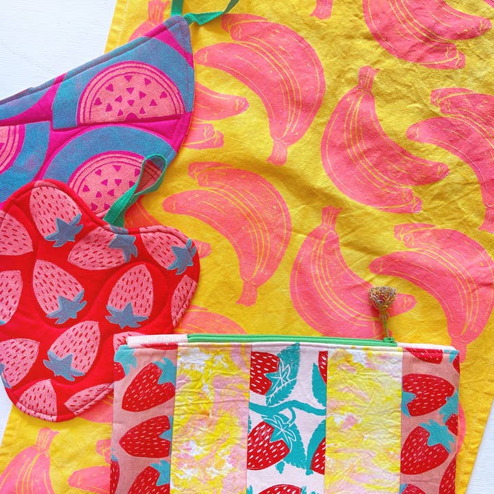 Andria Green - Wholesale Tea Towel - Banana Tea Towel0