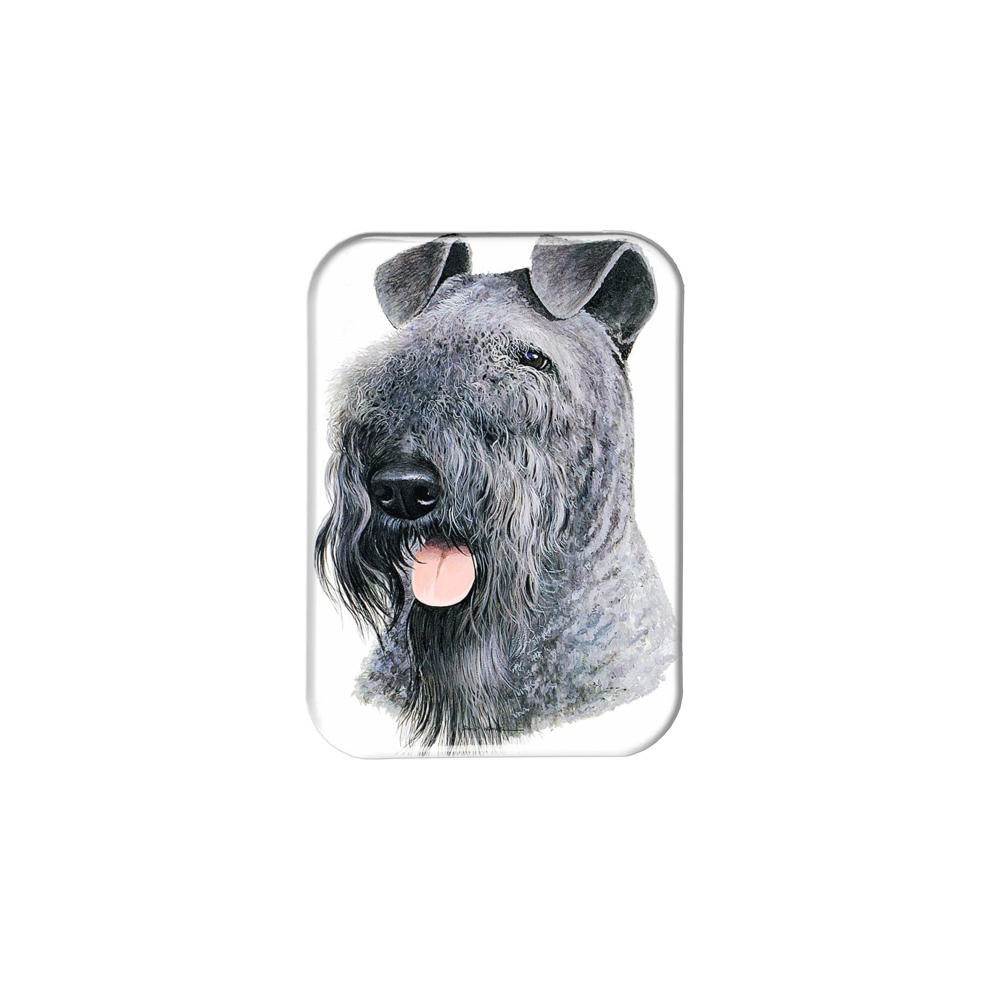 Airstrike - Wholesale Magnet - "Kerry Blue Terrier" - 2.5" X 3.5" Rectangle Fridge Magnets