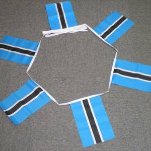 6m 20 flagga Botswana Bunting för wholesale av Worldwide Flags Ltd