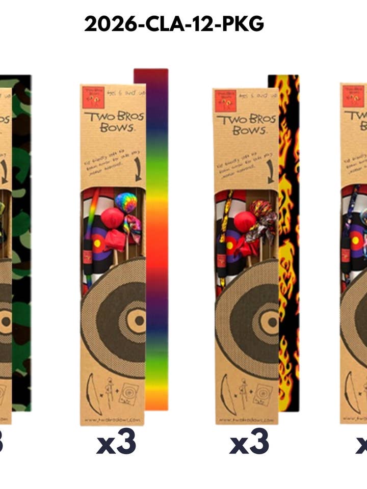 Classic Style Pack for wholesale by Two Bros Bows