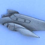 Piper Apache Pewter Plane w/1 clutch for wholesale by Military Patches & Pins