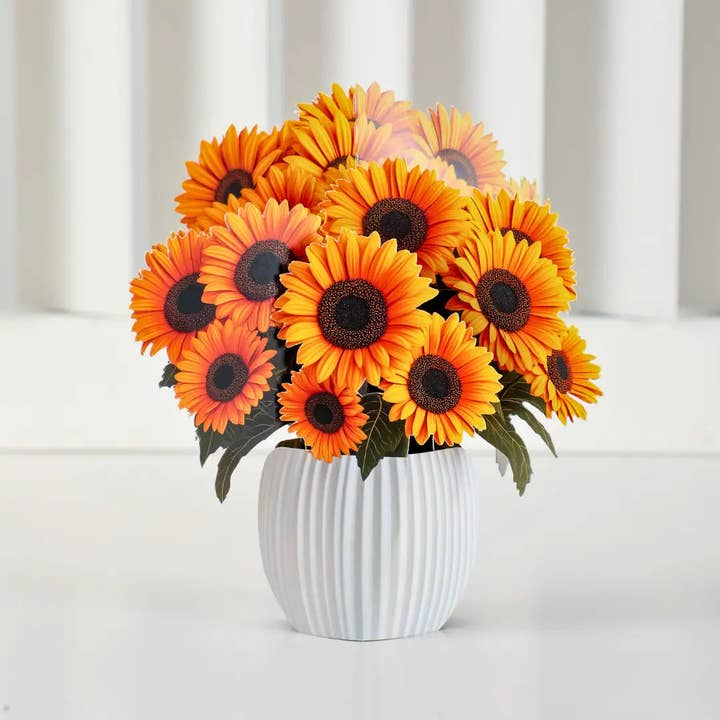 PetalPal - Wholesale Artificial Flowers - Mini Sunflower Smiles Pop-Up Bouquet
