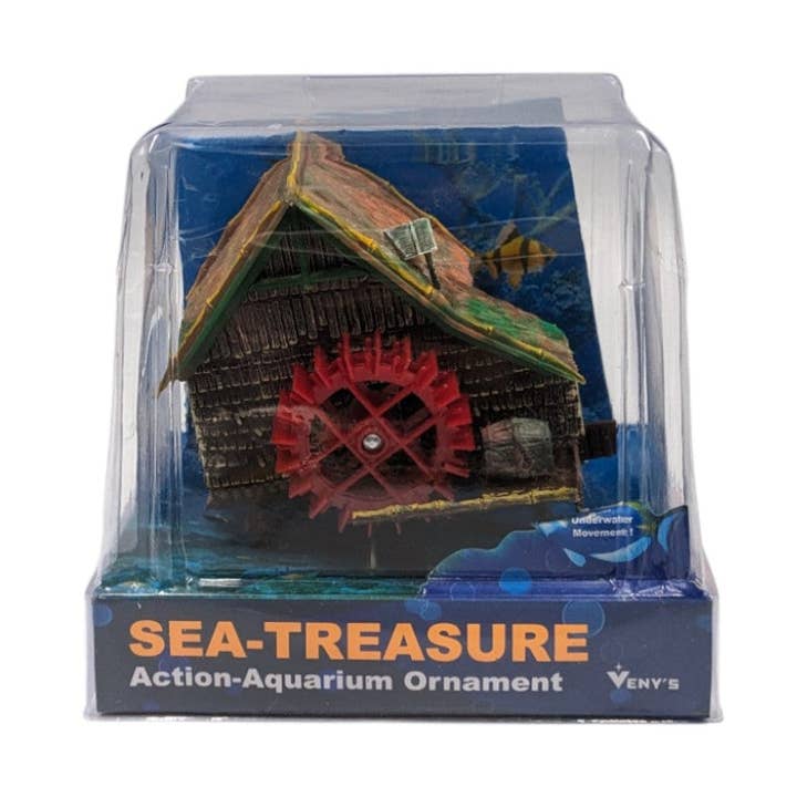 Large Sea Treasure Action Aquarium Ornament for wholesale by Crossroads Distributing