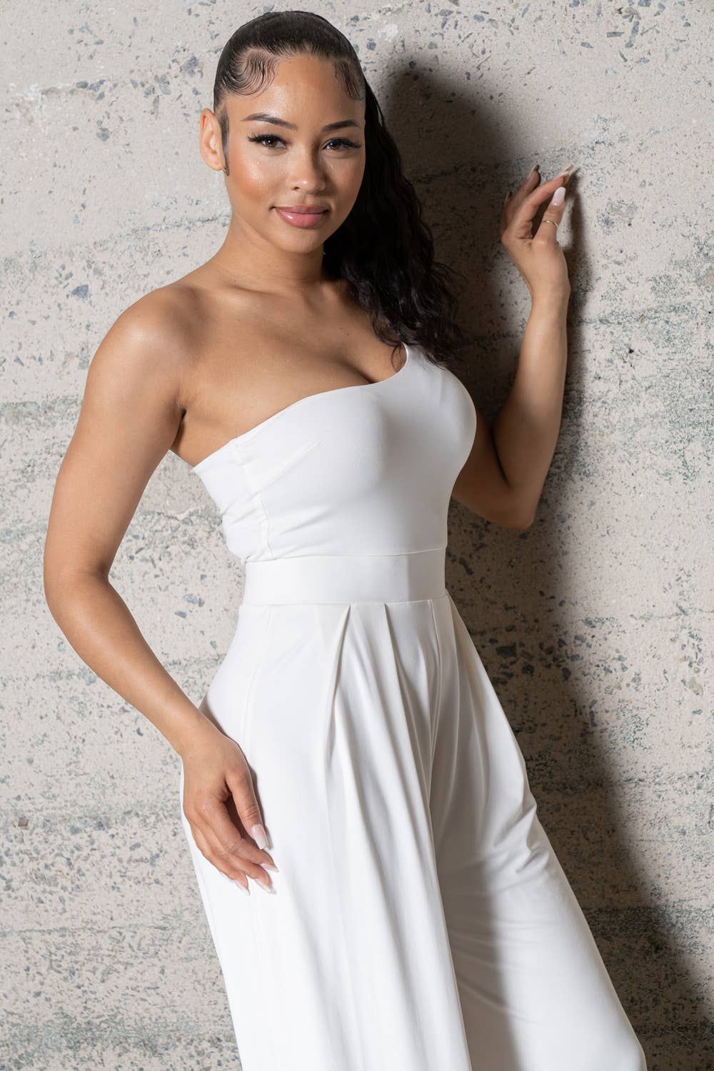 Melrose with Love - Wholesale Jumpsuit - Women's - WIDE LEG , ONE SHOULDER JUMPSUIT12