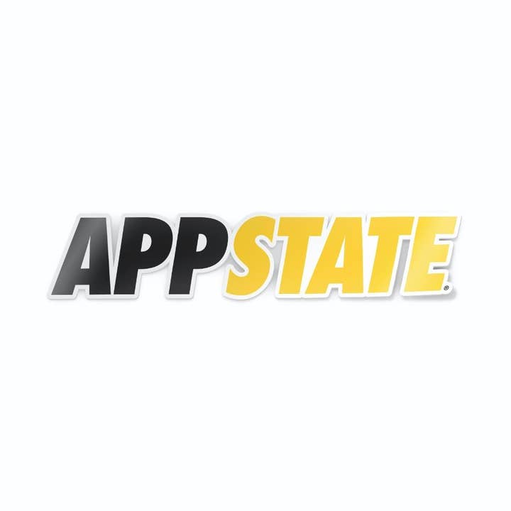 Appalchian State University 'APPSTATE' Car Decal for wholesale by Nudge Printing