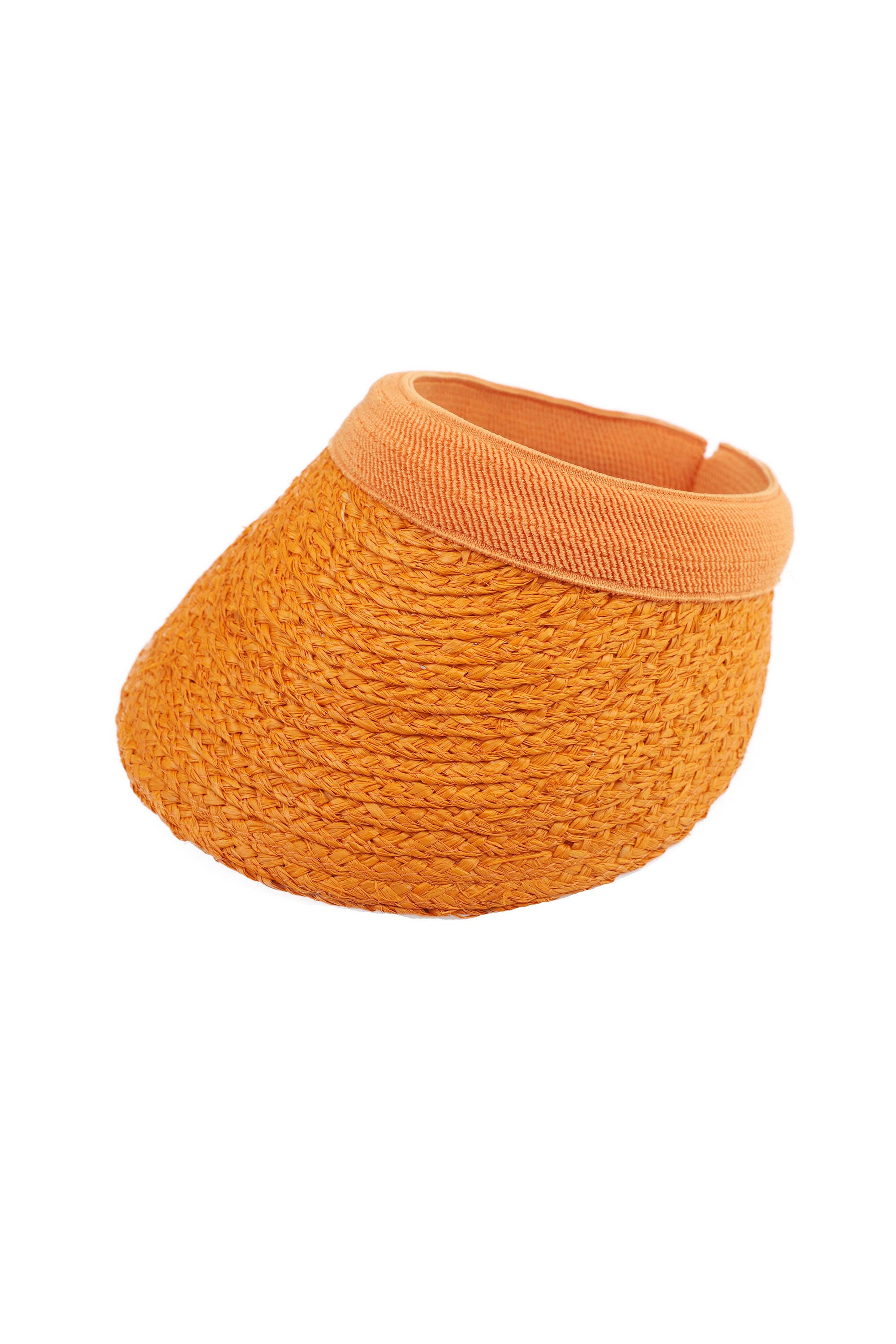 PHANIE MODE - Wholesale Visor - Women's - Solid raffia visor H-291711