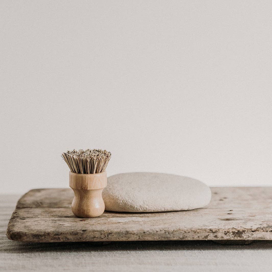 So At Nature – Escova de limpeza por atacado – Pequena Escova de Madeira com Fibras Naturais - Potte0