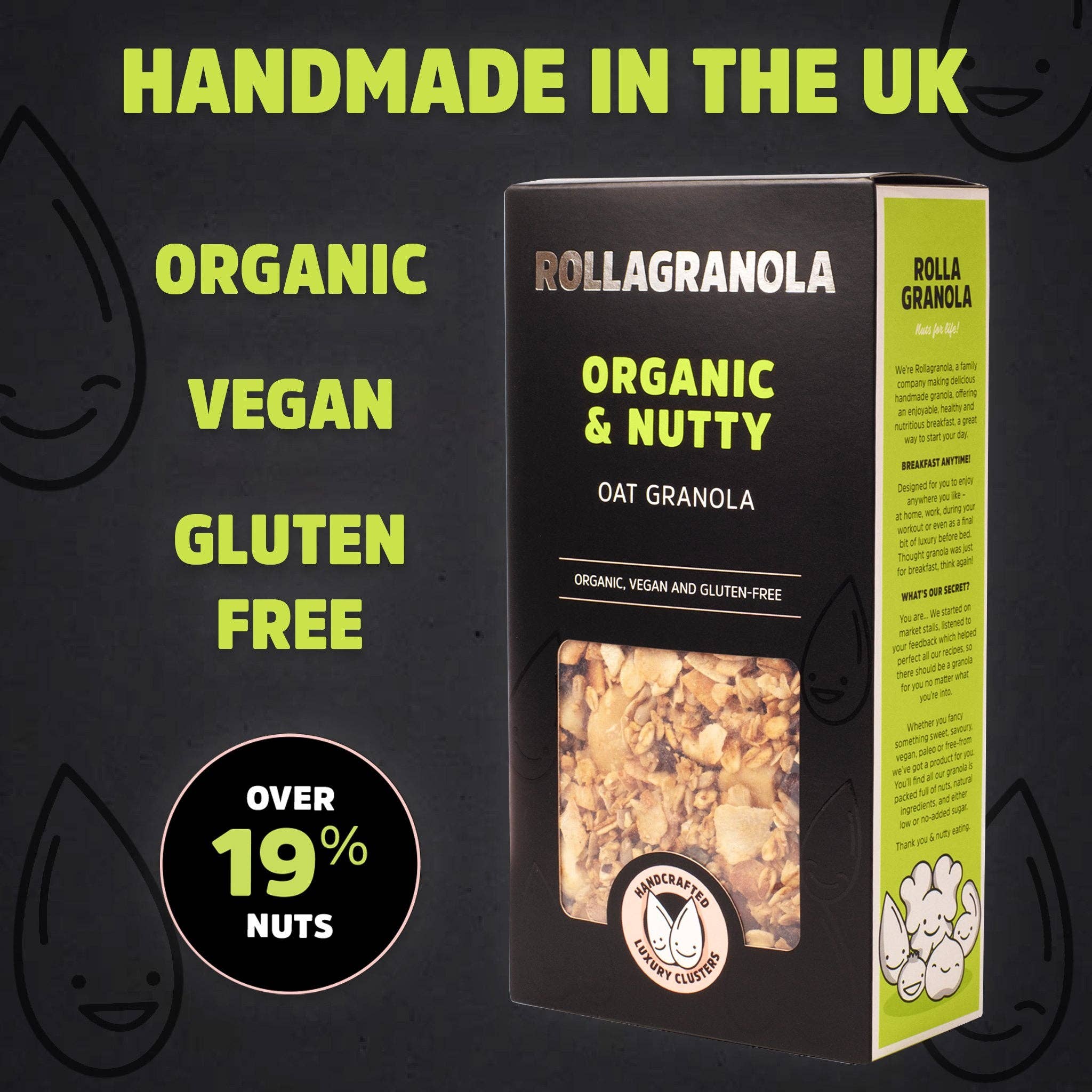 Rollagranola – wholesale Granola – Organic & Nutty Granola5