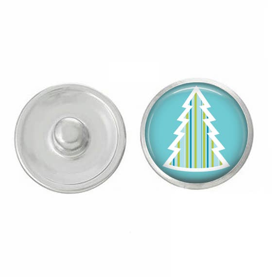 Árbol de Navidad Vacaciones Invierno Azul/Verde Joyería para venta al por mayor de Say It in A Snap Jewelry