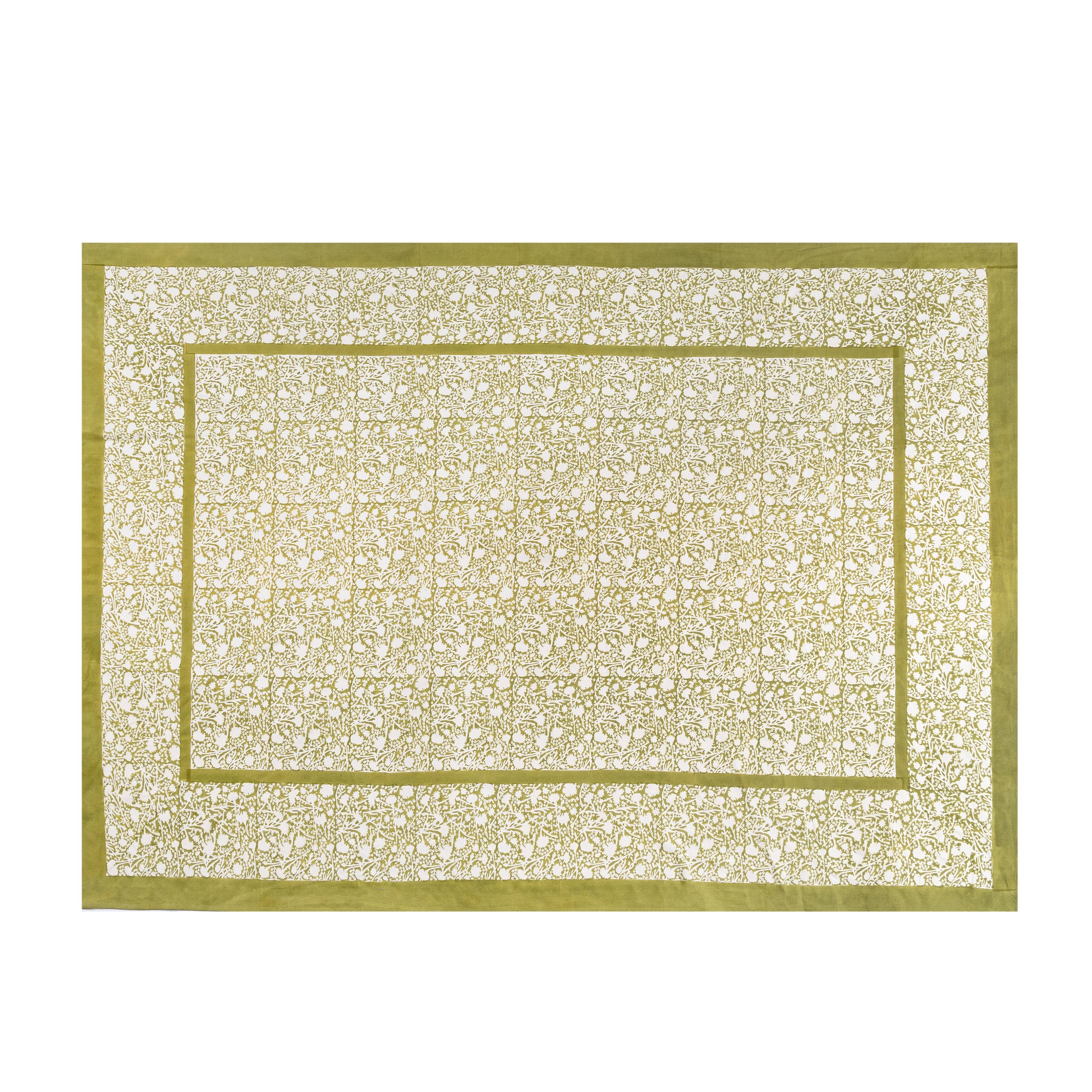 Caravan Home - Wholesale Tablecloth - Meadows Vert Tablecloth3