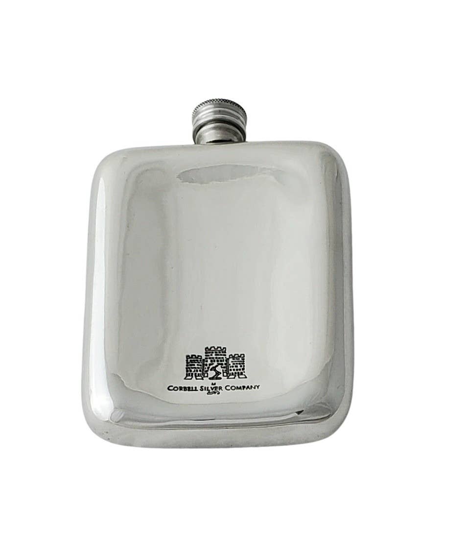 Corbell Silver - Wholesale Flask - English Pewter 6oz Shooting Flask. SKU #: EB36226.1