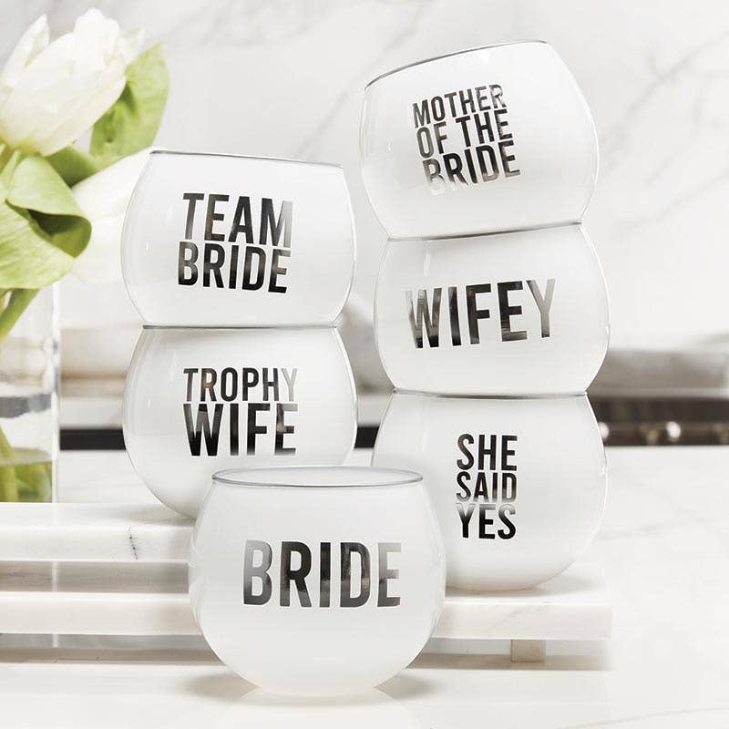 Santa Barbara Design Studio by Creative Brands - Wholesale Wine Glass - Roly Poly Glass - She Said Yes1