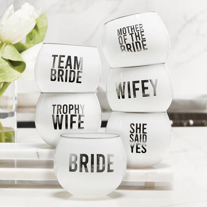 Santa Barbara Design Studio by Creative Brands - Wholesale Wine Glass - Roly Poly Glass - She Said Yes1