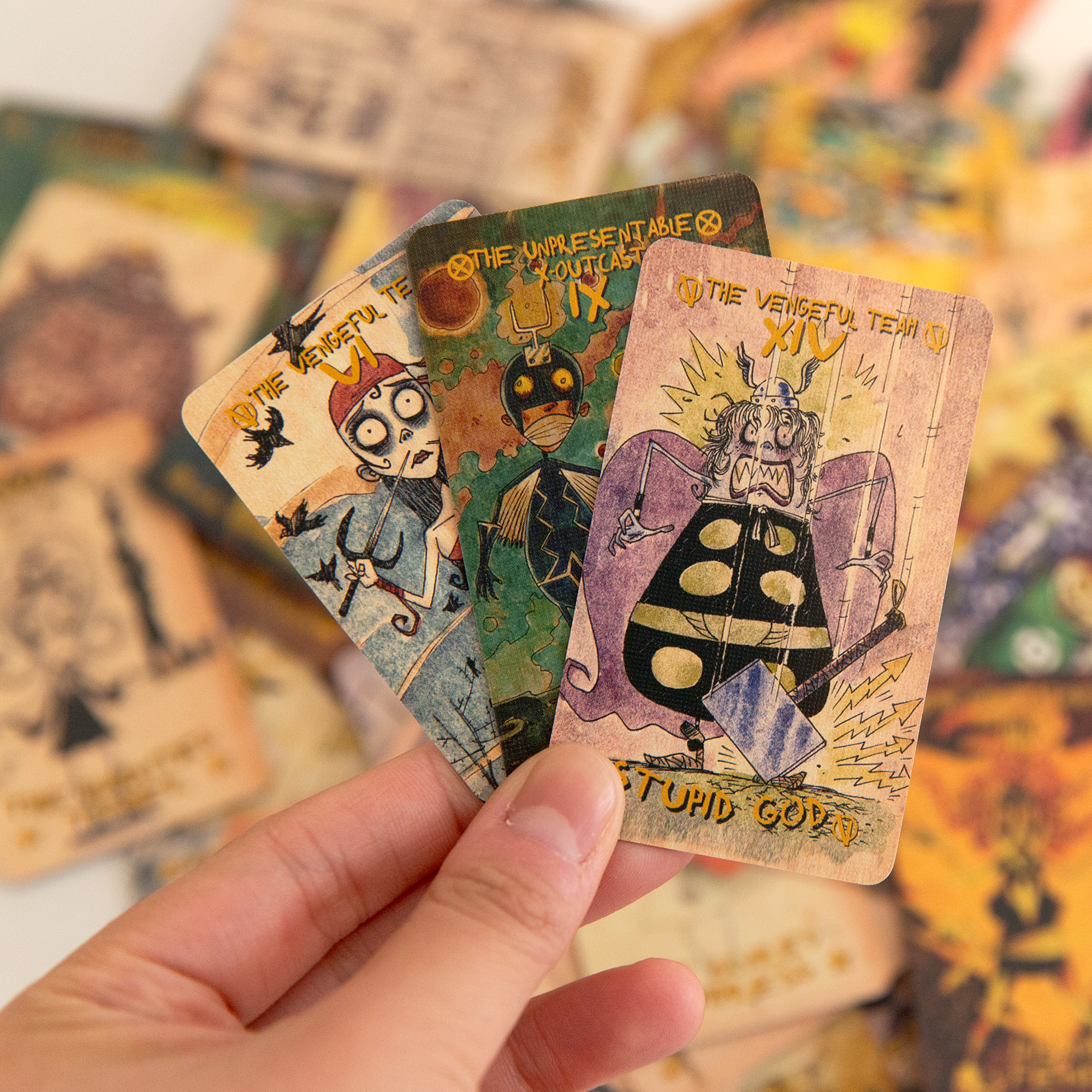 Vermilion Collection - Wholesale Tarot/Oracle Card - Superheroes Parody Mini Tarot10