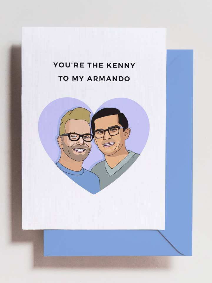 Kenny + Armando kort för wholesale av Haven Print Co.