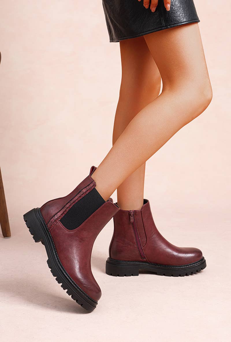 LADY GLORY - Venta al por mayor Botas Chelsea - Mujer - Botines de mujer con elástico – estilo y sencillez10