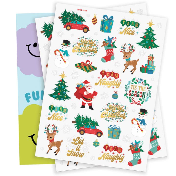 Petit Fetti - Wholesale Temporary Tattoo - Kids - Team Naughty + Nice Temporary Tattooss