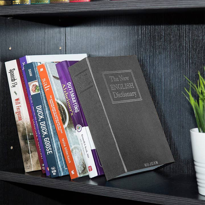 Mtistanbul LTD - Venta al por mayor Libro - Adultos - Caja fuerte para libros segura y discreta con cierre de llave en negro