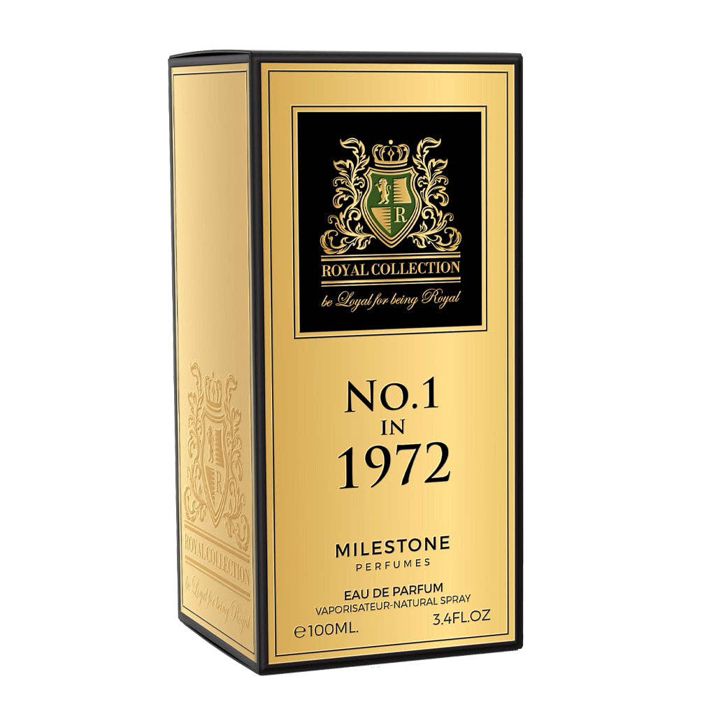 FRAGRANCE WHOLESALE LTD - Wholesale Perfume/Eau de Toilette - MILESTONE Royal Collection No.1 in 1972 (Unisex)  100ML EDP3