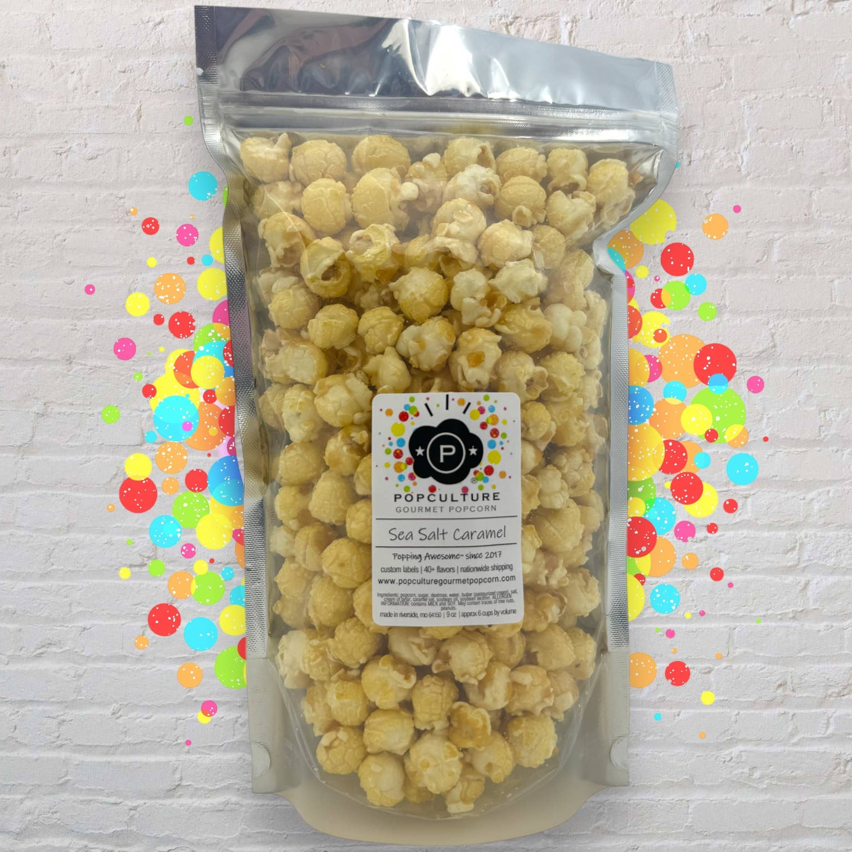 Popculture Gourmet Popcorn - Wholesale Popcorn - Sea Salt Caramel2