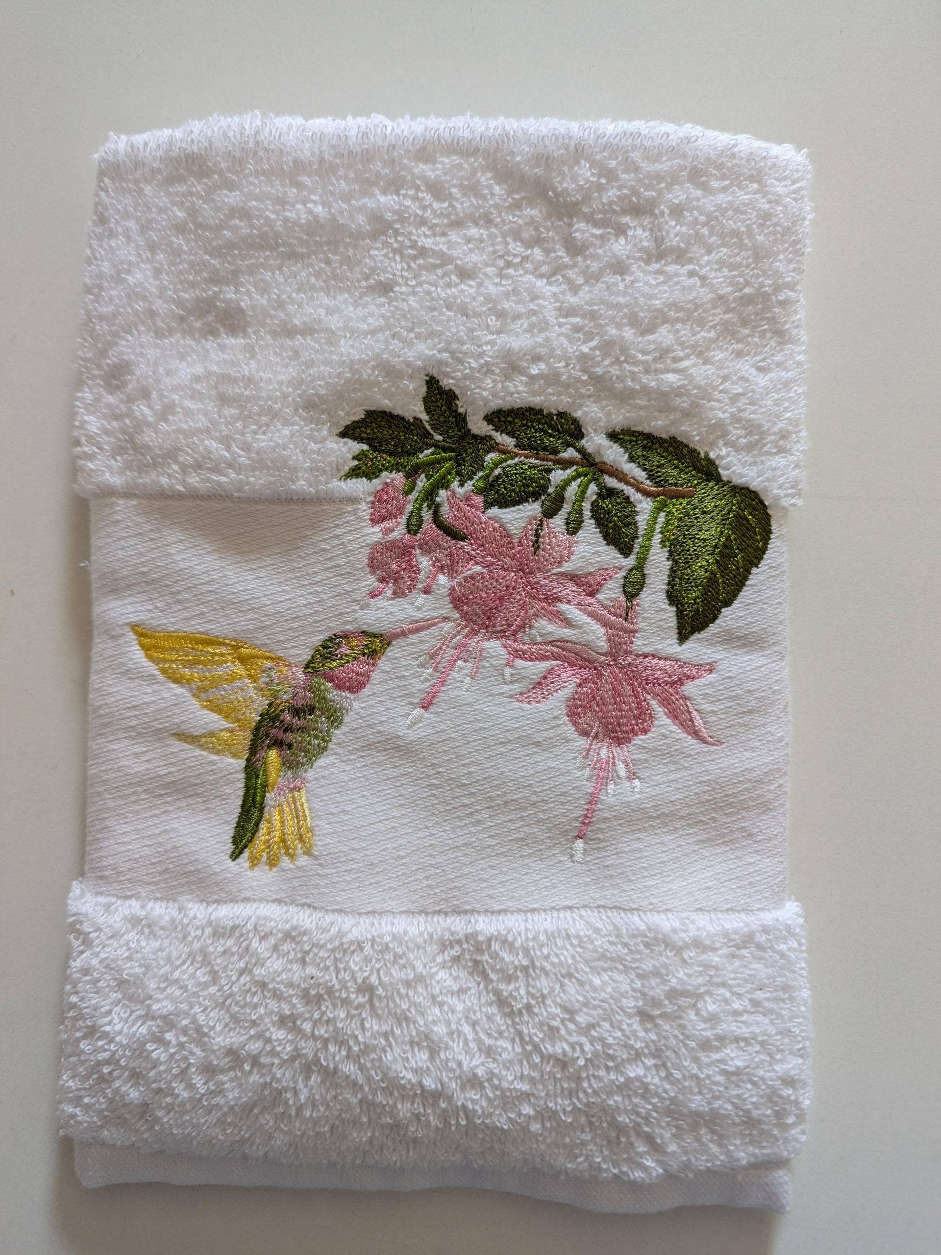 Nordlinen - Wholesale Tea Towel - Hummingbird Embroidery Towels For Face, Hand, Kitchen6