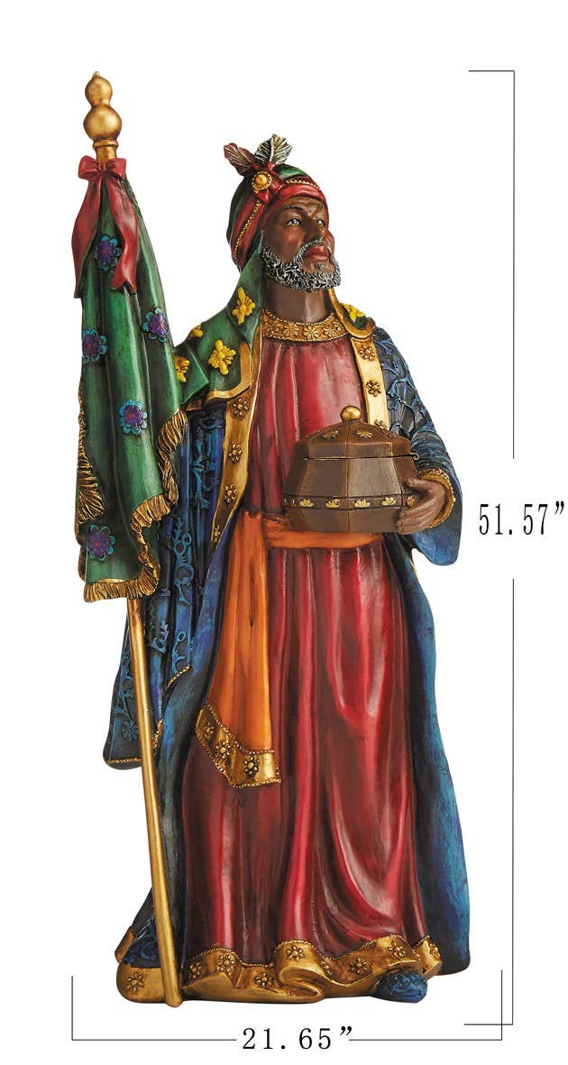 Three Kings Gifts - Wholesale Christmas Decoration - Four Piece Kings And Camel Outdoor Real Life Nativity1