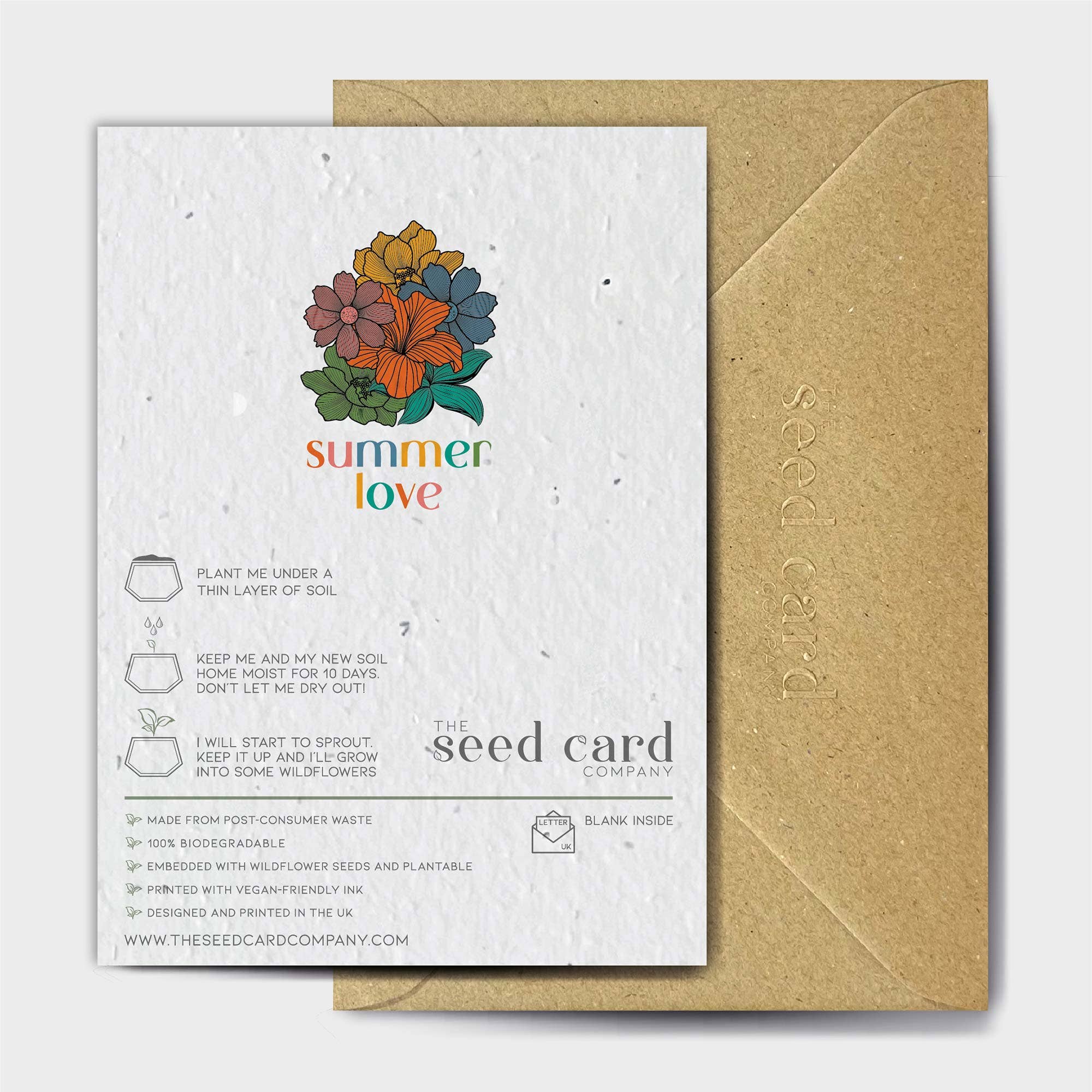 The Seed Card Company – wholesale Birthday card – Burnt Orange Bonanza1