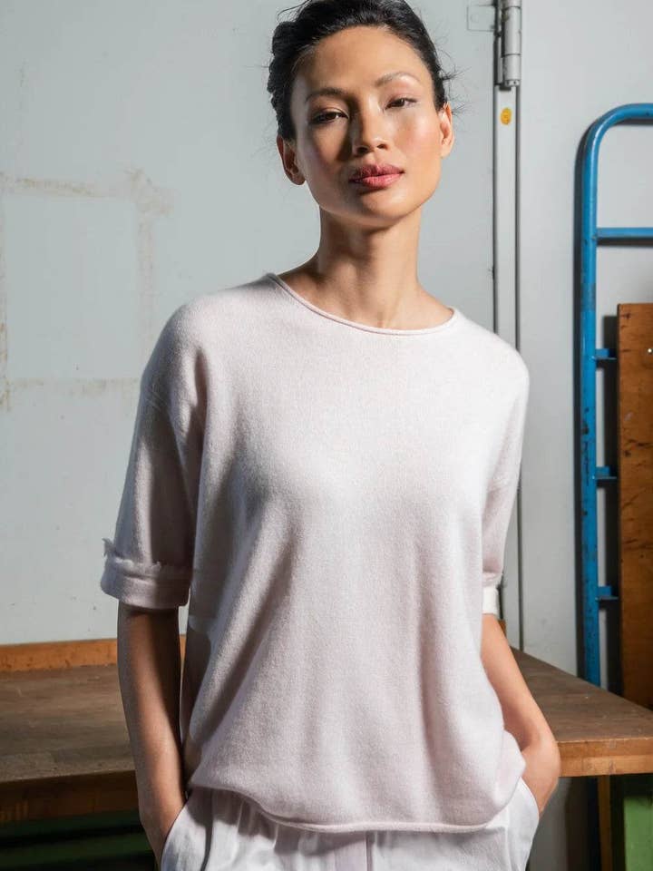 Frynser Kortærmet Cashmere for engroshandel hos Spoon