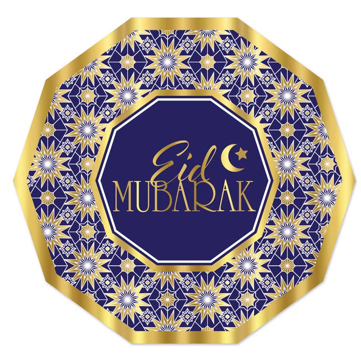 Beistle - Wholesale Disposable Plate - Ramadan Decagon Plates