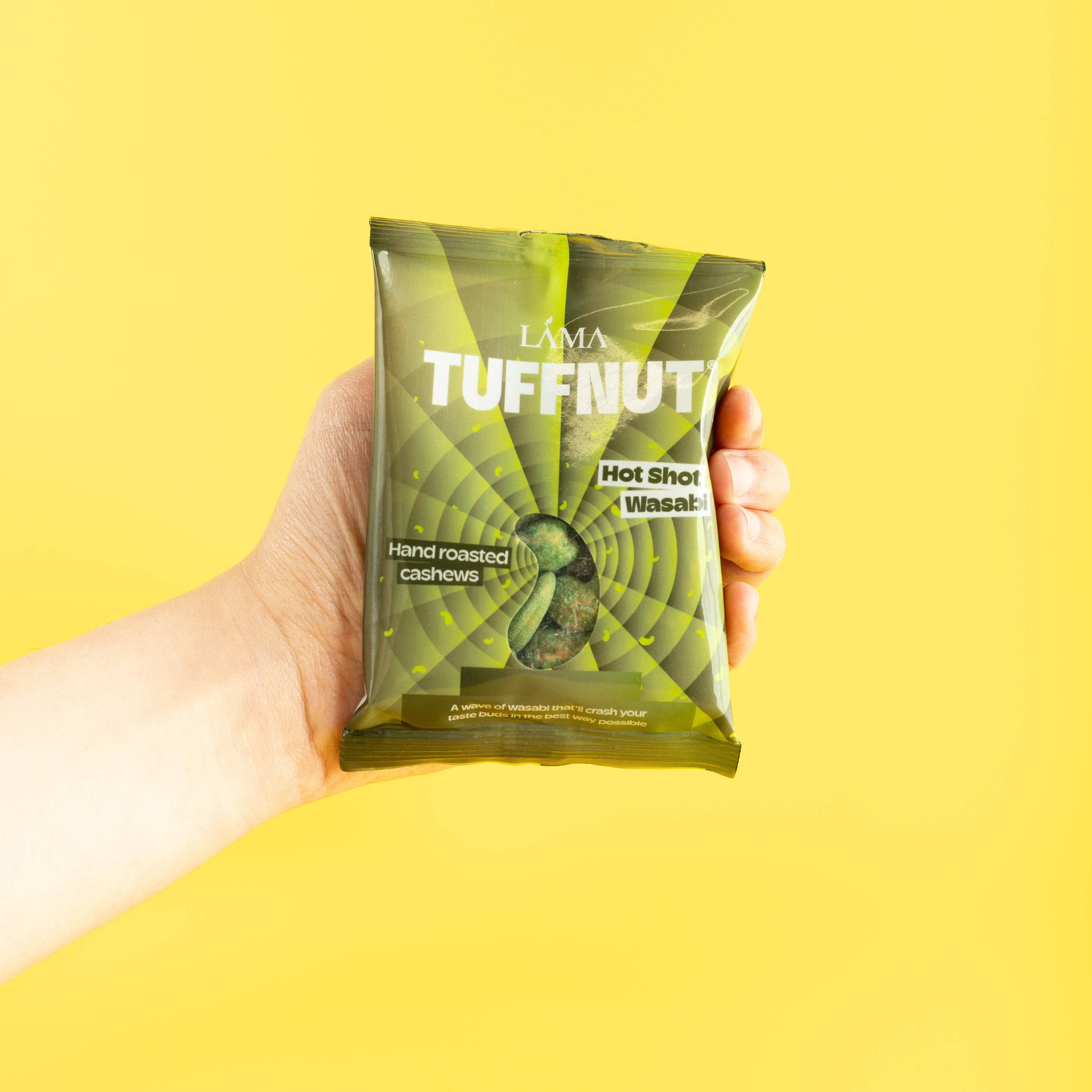 Lama Trading Company LTD – wholesale Nuts – TuffNut Hot Shot Wasabi Hand Roasted Cashews12