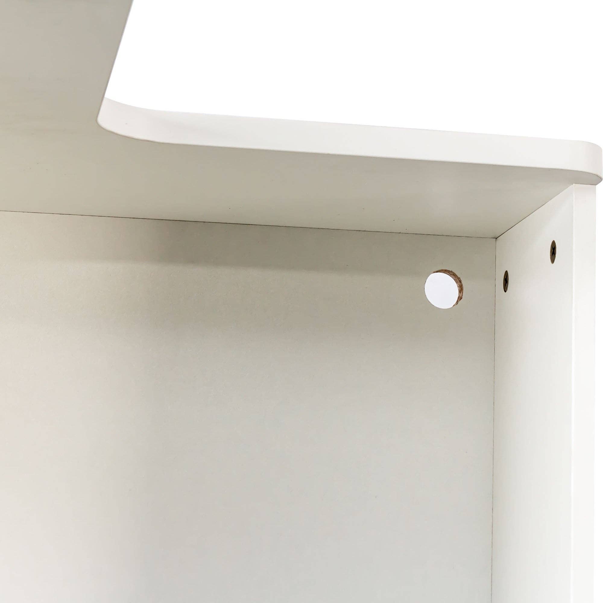 39F Inc. - Wholesale Bookcase - 5-Tier Corner Bookshelf with LED Lights for Display&Storage13