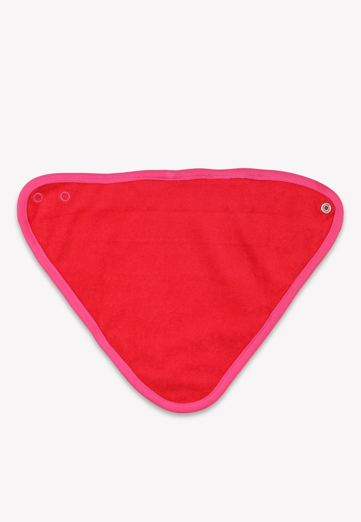 Toby Tiger – wholesale Bib – Baby – Organic Pink Flower Print Dribble Bib2