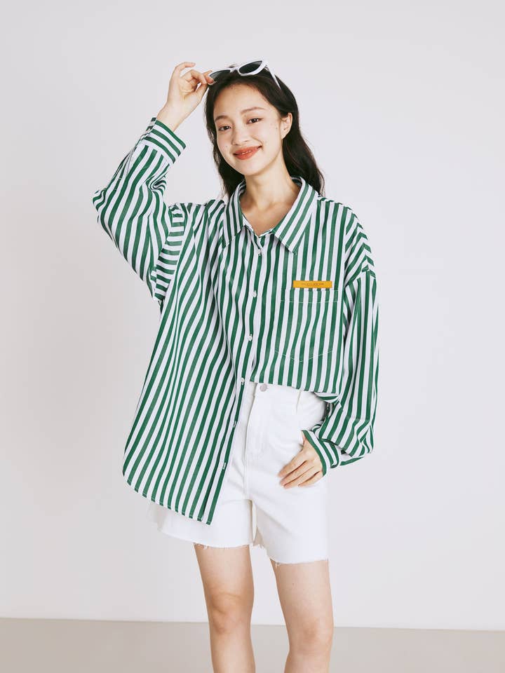 Pop Randig Skjorta för wholesale av Urlazh