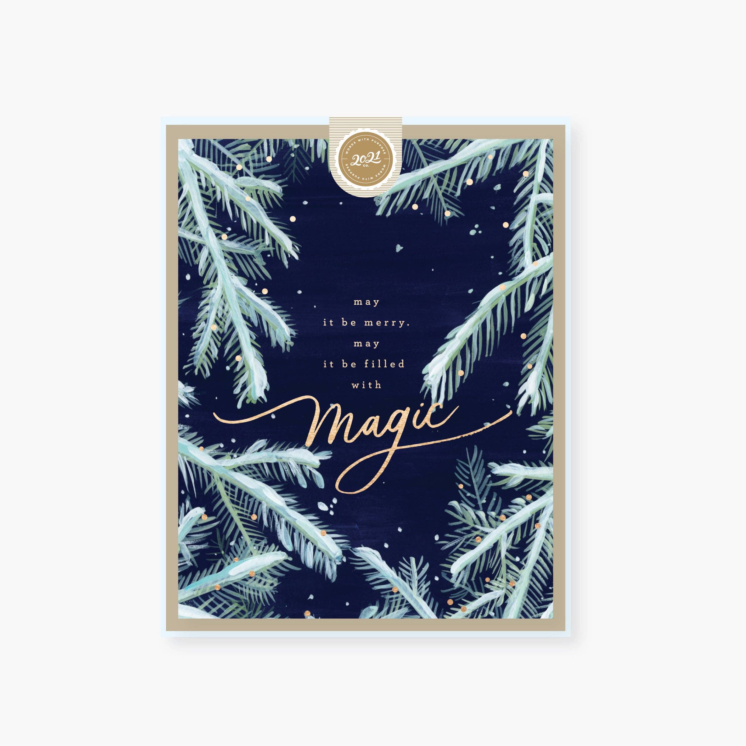 2021 Co. - Wholesale Christmas Card - Embrace the Holiday Magic Greeting Card1